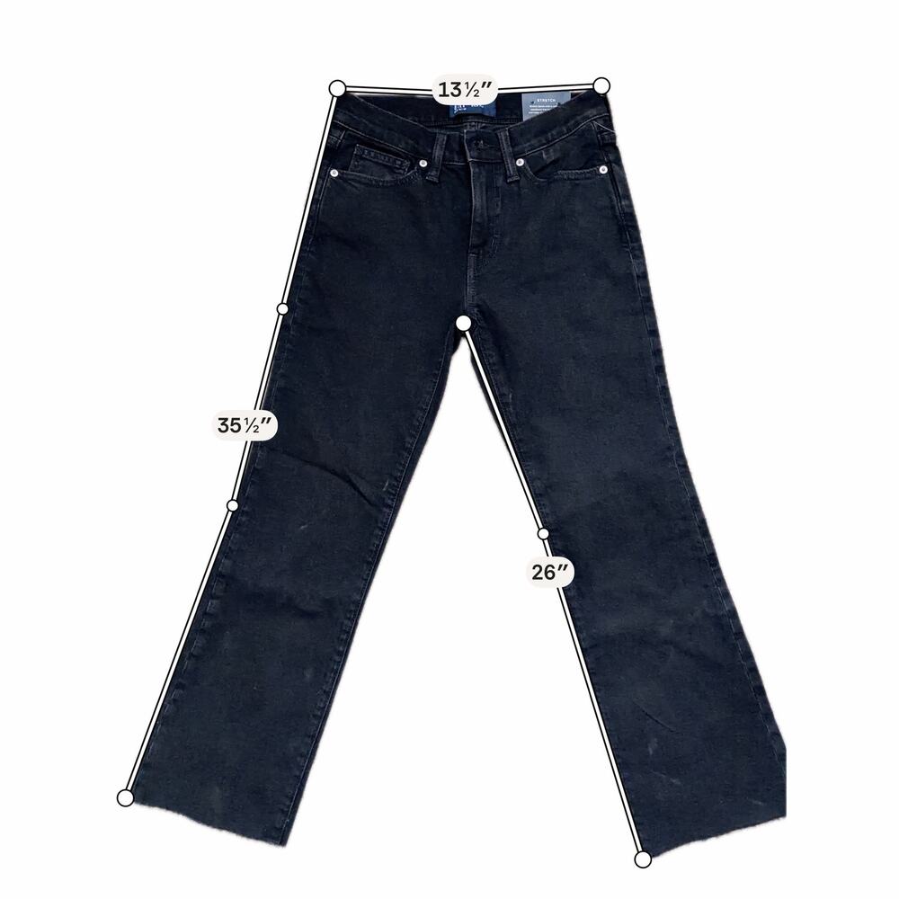 Gap Kick Fit Women's Black Denim Jeans 0 NWT - Picture 2 of 6